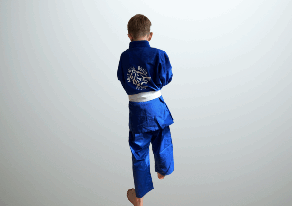 Kids Anzug blau hinten