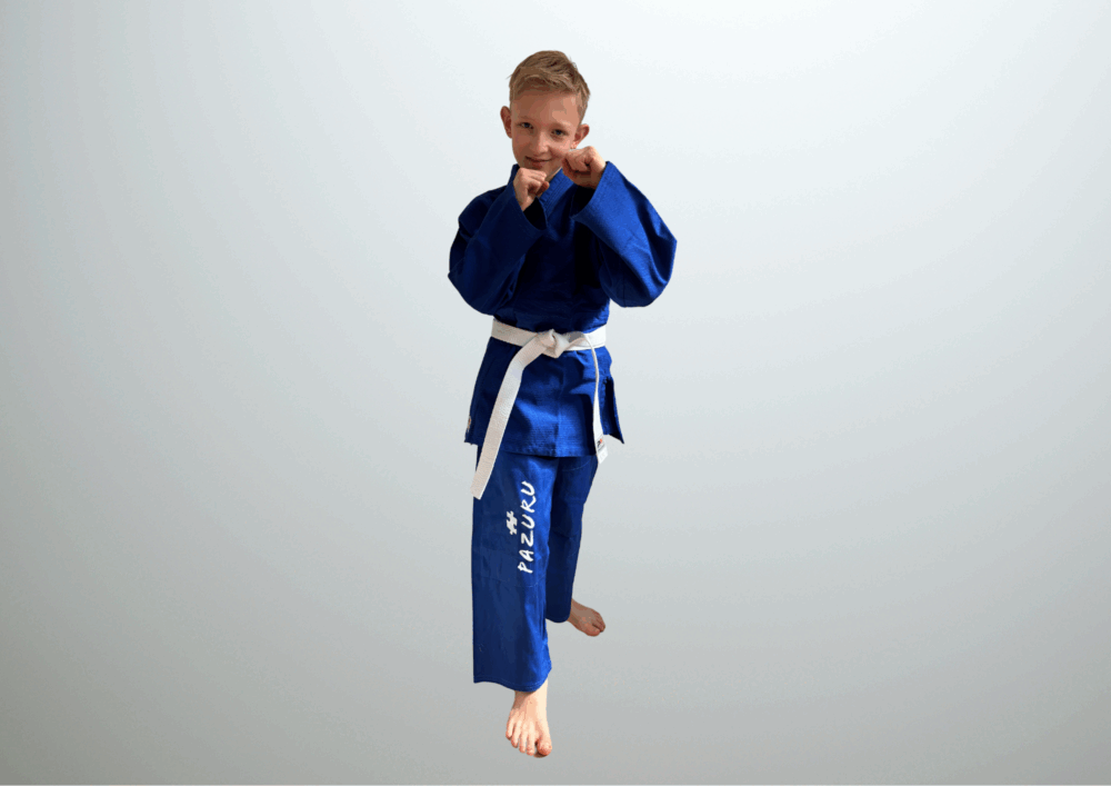 Pazuru_Kids Anzug blau vorne 2