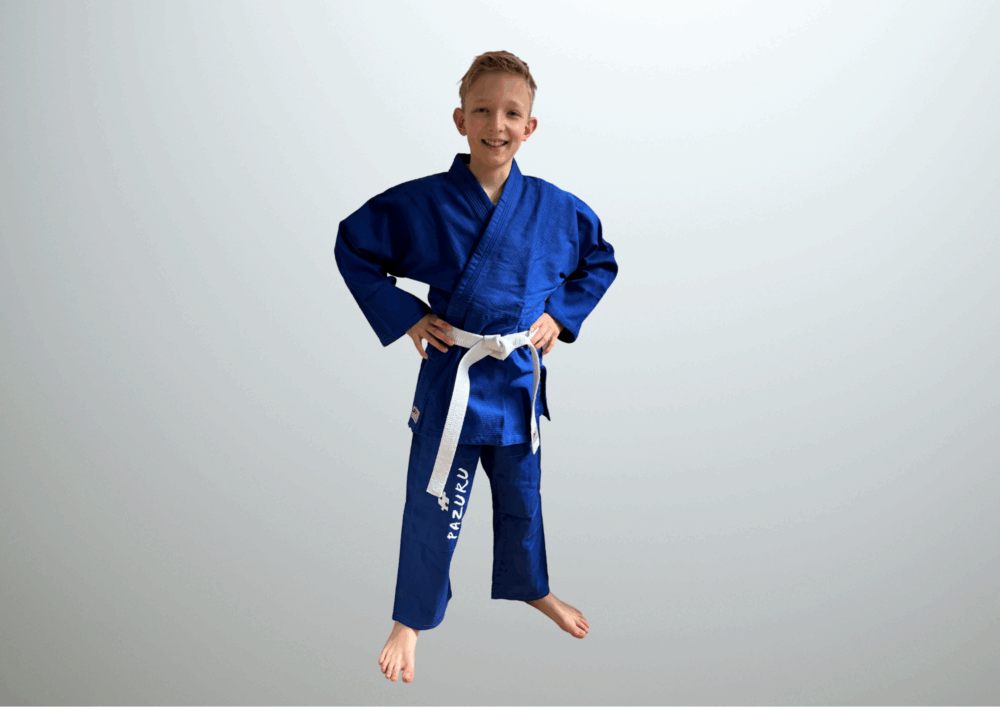 Pazuru_Kids Anzug blau vorne