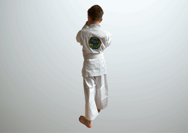 Kids Anzug weiß hinten