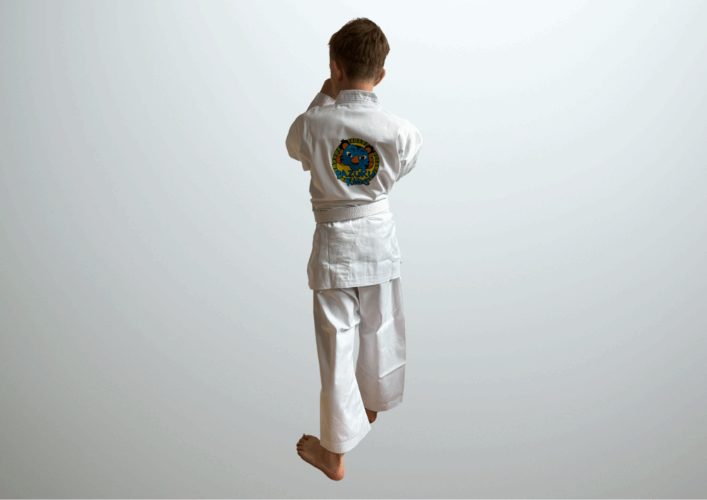 Pazuru_Kids Anzug weiß hinten