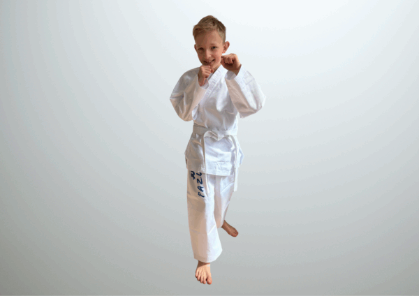 Kids Anzug weiß vorne